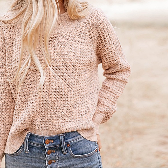 Cozy Casual Sweaters - 🧜‍♀️SALE SALE🧜‍♀️ Natural Crewneck Sweater